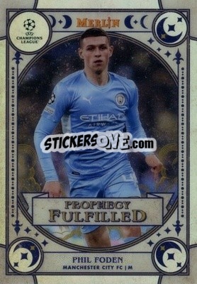 Sticker Phil Foden - Uefa Chrome 2021-2022 - Topps Merlin