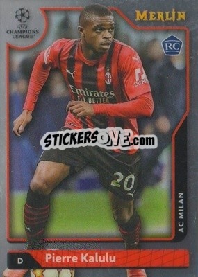Sticker Pierre Kalulu - Chrome Uefa Club Competitions 2021-2022 n. 147 - Topps Merlin