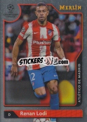 Sticker Renan Lodi - Uefa Chrome 2021-2022 - Topps Merlin