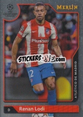 Sticker Renan Lodi - Chrome Uefa Club Competitions 2021-2022 n. 112 - Topps Merlin