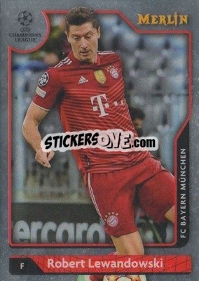 Sticker Robert Lewandowski - Uefa Chrome 2021-2022 - Topps Merlin