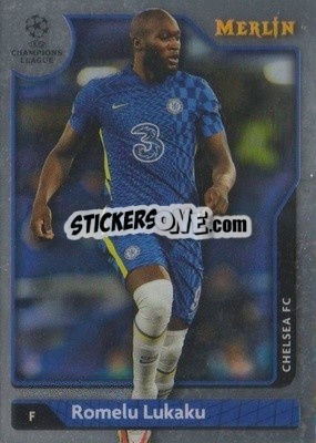 Sticker Romelu Lukaku - Chrome Uefa Club Competitions 2021-2022 n. 85 - Topps Merlin