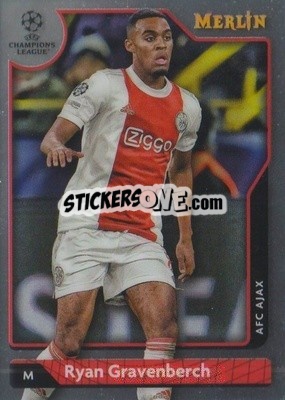 Sticker Ryan Gravenberch - Uefa Chrome 2021-2022 - Topps Merlin