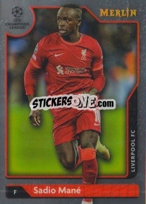 Sticker Sadio Mané - Chrome Uefa Club Competitions 2021-2022 n. 13 - Topps Merlin