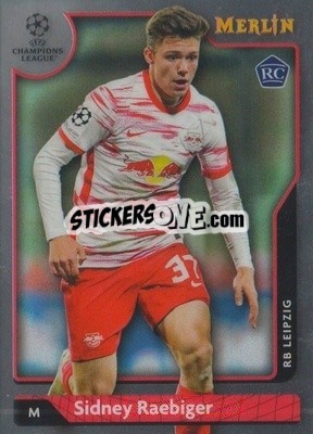 Sticker Sidney Raebiger - Chrome Uefa Club Competitions 2021-2022 n. 39 - Topps Merlin
