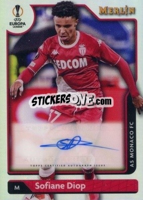 Sticker Sofiane Diop - Chrome Uefa Club Competitions 2021-2022 n. A-SD - Topps Merlin