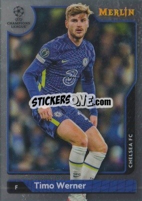 Sticker Timo Werner - Uefa Chrome 2021-2022 - Topps Merlin