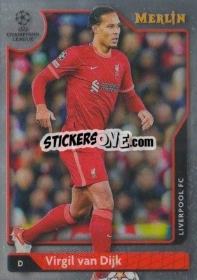 Cromo Virgil van Dijk - Uefa Chrome 2021-2022 - Topps Merlin