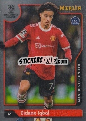Sticker Zidane Iqbal - Chrome Uefa Club Competitions 2021-2022 n. 98 - Topps Merlin