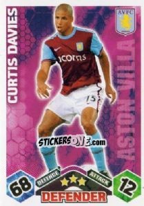 Sticker Curtis Davies - English Premier League 2009-2010. Match Attax n. 21 - Topps