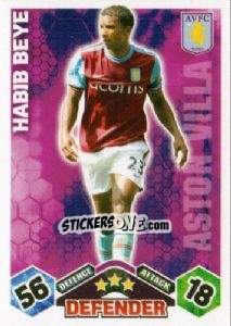 Cromo Habib Beye - English Premier League 2009-2010. Match Attax - Topps