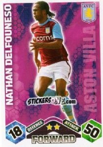Cromo Nathan Delfouneso - English Premier League 2009-2010. Match Attax - Topps