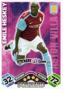 Sticker Emile Heskey - English Premier League 2009-2010. Match Attax n. 32 - Topps