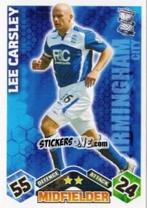 Figurina Lee Carsley - English Premier League 2009-2010. Match Attax n. 43 - Topps
