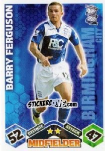 Sticker Barry Ferguson - English Premier League 2009-2010. Match Attax n. 45 - Topps