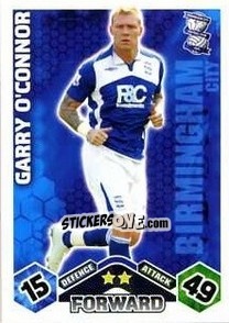 Sticker Garry O’Connor - English Premier League 2009-2010. Match Attax n. 48 - Topps