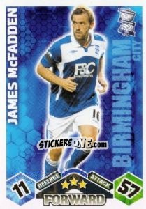 Sticker James McFadden - English Premier League 2009-2010. Match Attax - Topps