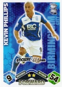 Sticker Kevin Phillips - English Premier League 2009-2010. Match Attax n. 50 - Topps