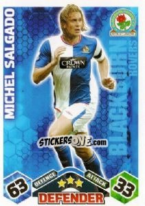 Sticker Michel Salgado - English Premier League 2009-2010. Match Attax n. 59 - Topps