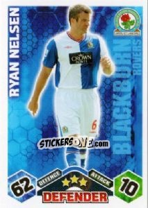 Sticker Ryan Nelsen - English Premier League 2009-2010. Match Attax n. 60 - Topps