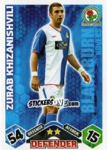 Sticker Zurab Khizanishvili - English Premier League 2009-2010. Match Attax n. 61 - Topps