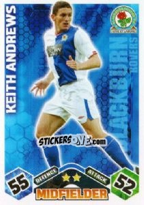 Sticker Keith Andrews - English Premier League 2009-2010. Match Attax n. 66 - Topps