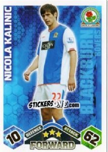 Sticker Nikola Kalinic - English Premier League 2009-2010. Match Attax n. 67 - Topps