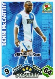Sticker Benni McCarthy - English Premier League 2009-2010. Match Attax n. 69 - Topps