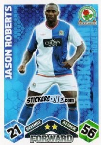 Sticker Jason Roberts - English Premier League 2009-2010. Match Attax - Topps