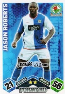 Sticker Jason Roberts - English Premier League 2009-2010. Match Attax n. 70 - Topps