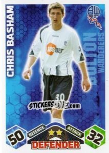 Sticker Chris Basham - English Premier League 2009-2010. Match Attax - Topps