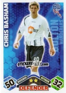 Sticker Chris Basham - English Premier League 2009-2010. Match Attax n. 78 - Topps
