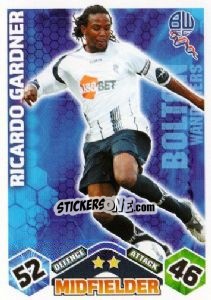 Cromo Ricardo Gardner - English Premier League 2009-2010. Match Attax - Topps