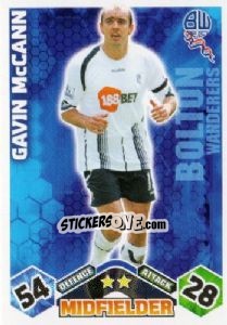 Sticker Gavin McCann - English Premier League 2009-2010. Match Attax n. 83 - Topps