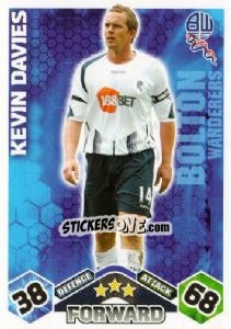 Sticker Kevin Davies - English Premier League 2009-2010. Match Attax - Topps