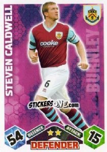 Sticker Steven Caldwell - English Premier League 2009-2010. Match Attax n. 93 - Topps