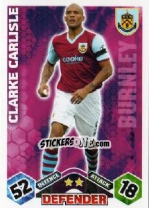 Sticker Clarke Carlisle - English Premier League 2009-2010. Match Attax n. 94 - Topps