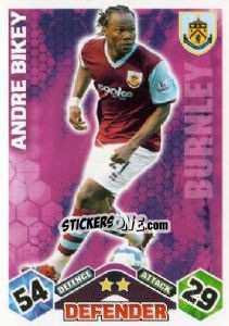 Sticker Andre Bikey - English Premier League 2009-2010. Match Attax n. 97 - Topps