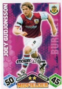 Sticker Joey Gudjonsson - English Premier League 2009-2010. Match Attax - Topps