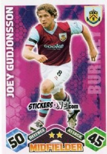 Sticker Joey Gudjonsson - English Premier League 2009-2010. Match Attax n. 100 - Topps
