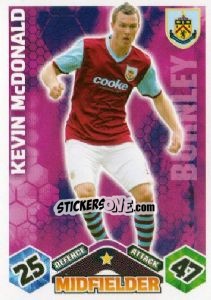 Sticker Kevin McDonald - English Premier League 2009-2010. Match Attax n. 101 - Topps