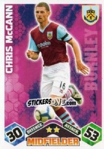 Cromo Chris McCann - English Premier League 2009-2010. Match Attax - Topps
