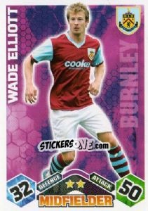 Cromo Wade Elliott - English Premier League 2009-2010. Match Attax - Topps