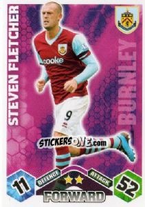 Sticker Steven Fletcher - English Premier League 2009-2010. Match Attax - Topps