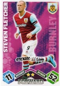 Sticker Steven Fletcher - English Premier League 2009-2010. Match Attax n. 106 - Topps