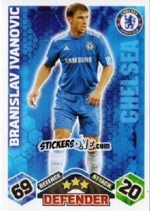 Sticker Branislav Ivanovic - English Premier League 2009-2010. Match Attax n. 112 - Topps