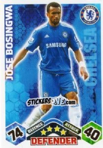 Sticker Jose Bosingwa - English Premier League 2009-2010. Match Attax n. 114 - Topps
