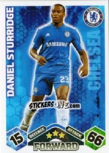 Sticker Daniel Sturridge - English Premier League 2009-2010. Match Attax n. 124 - Topps