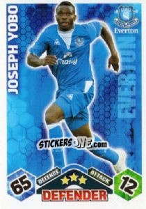 Sticker Joseph Yobo - English Premier League 2009-2010. Match Attax n. 129 - Topps