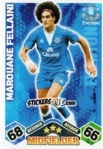 Sticker Marouane Fellaini - English Premier League 2009-2010. Match Attax - Topps